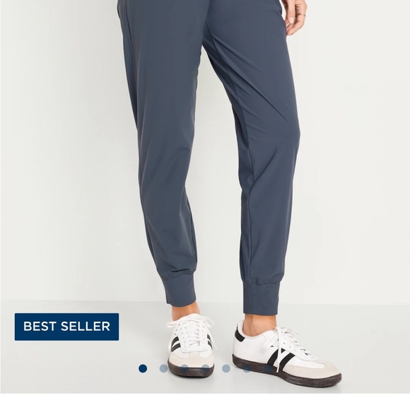Old Navy Pants - Old Navy Blue Jogger Pants with Elastic Cuffs and Relaxed Fit
